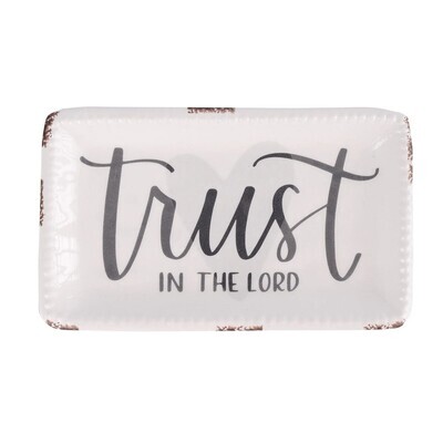 Trinket Tray, Trust in The Lord