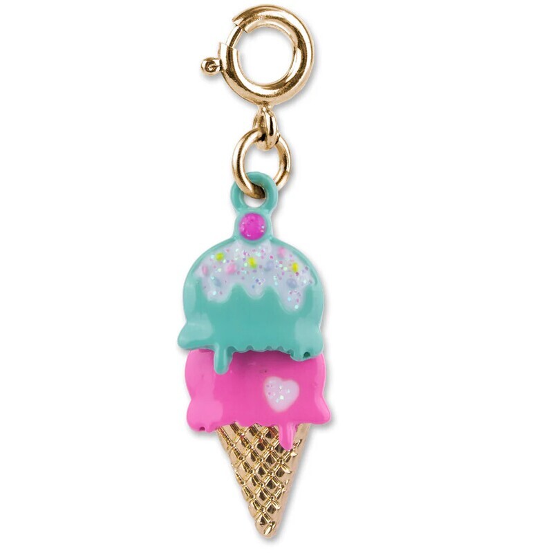 Gold Swivel Ice Cream Charm