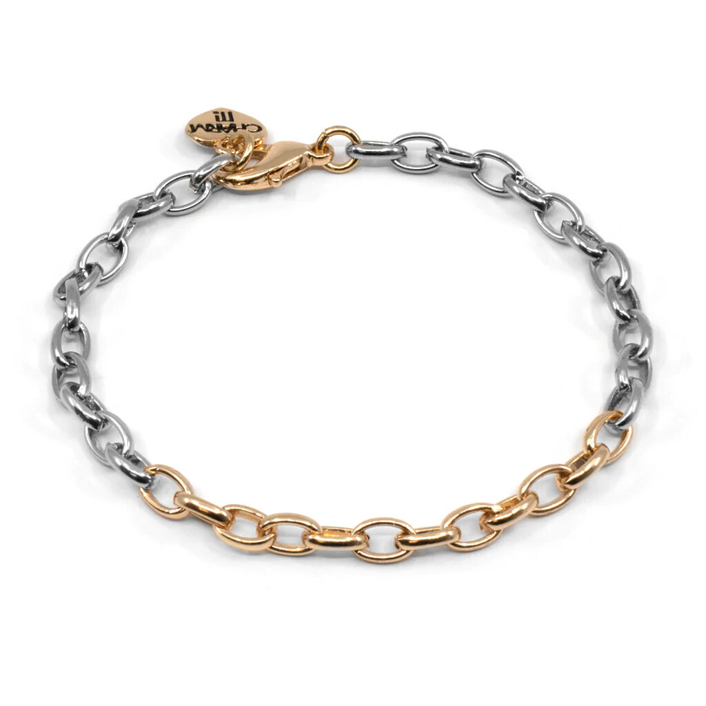Two toned Chain Bracelet