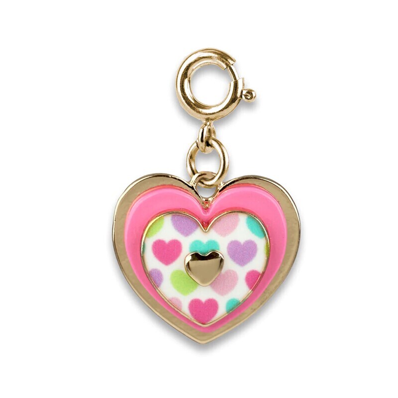 Layered Heart Charm