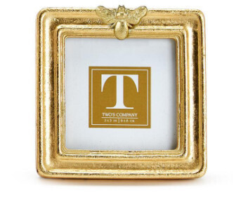 Golden Bee Photo Frame, Square