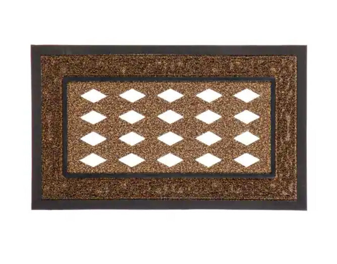 Brown Scroll Sassafras Mat Tray