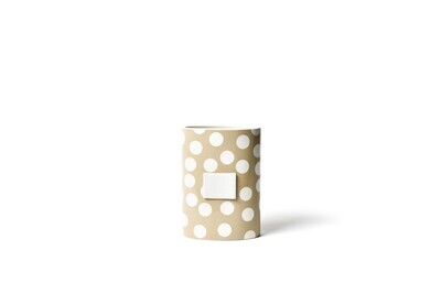 Mini Oval Vase, Neutral Dot SALE