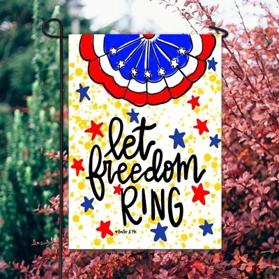 Garden Flag, Let Freedom Ring