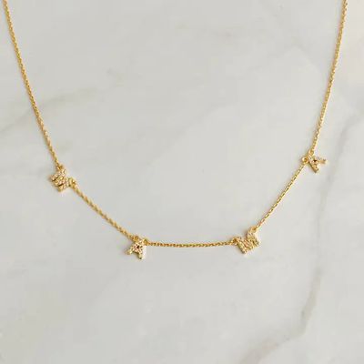 Sparkle Mama Necklace, Gold