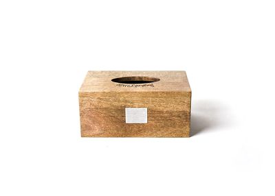 Mini Wood Rectangle 10 Tissue Box