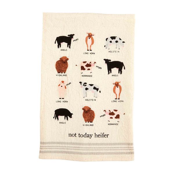 Farm Not Today Animal Towel