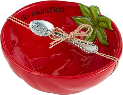Fiesta Tomato Shaped Dip Bowl Set