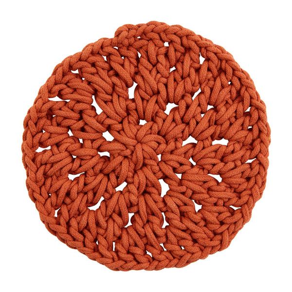 Terracotta Knotted Cotton Trivet