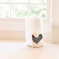 Mini Marble Paper Towel Holder