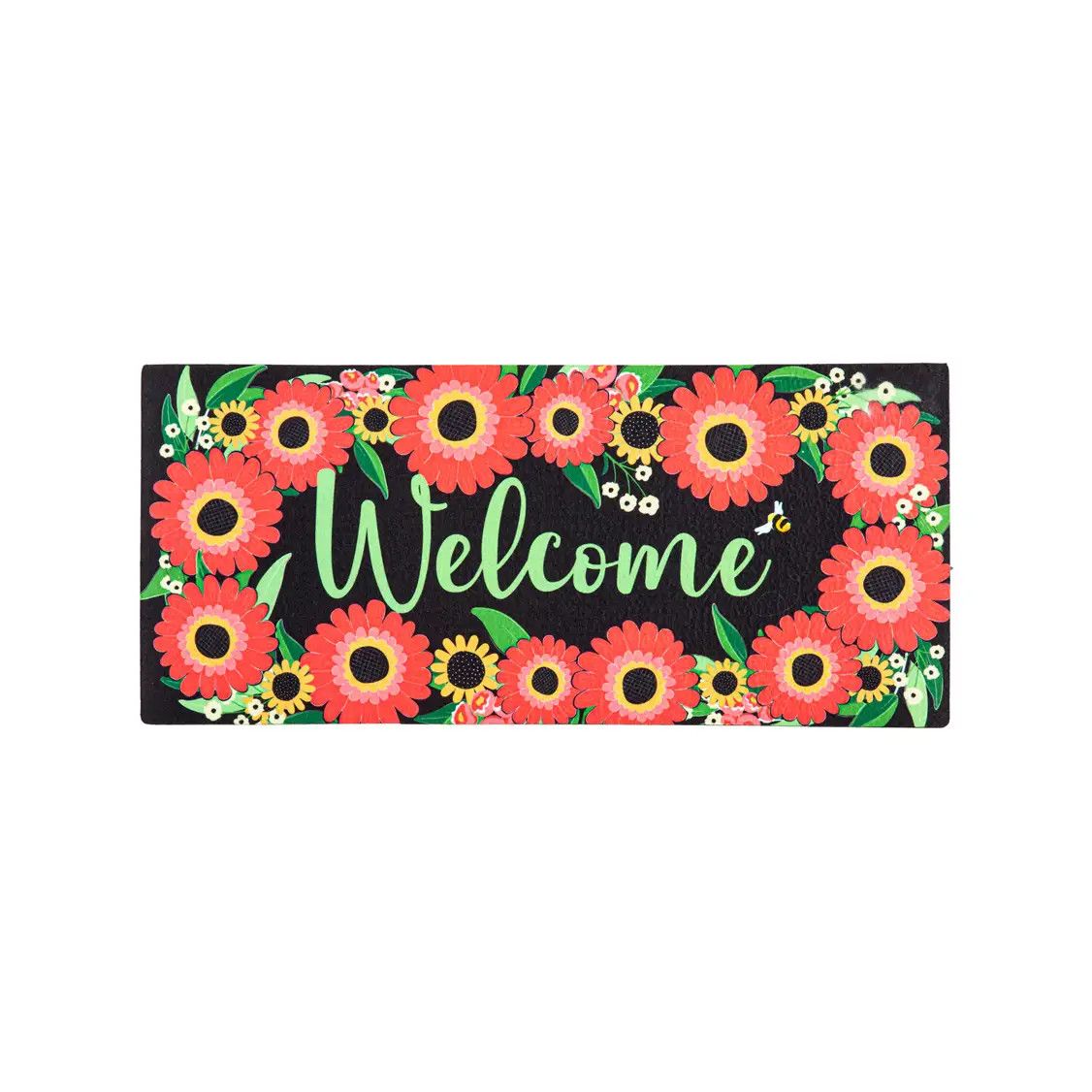 Welcome Wreath Sassafras Switch Mat