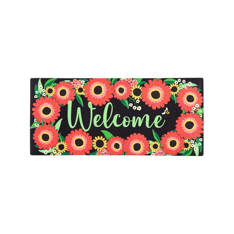 Welcome Wreath Sassafras Switch Mat