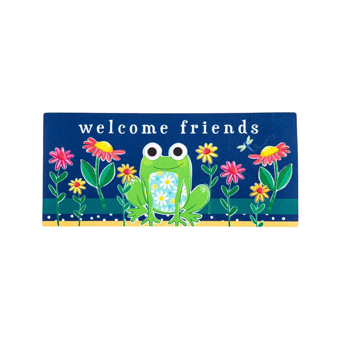 Welcome Friends Frog Switch Mat