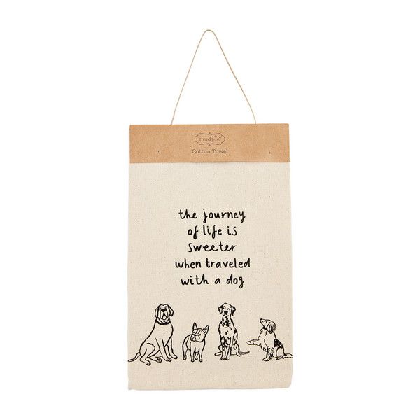 Quote Dog Towel