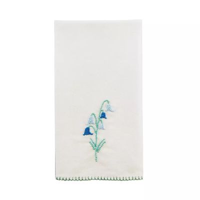 Bluebell French Knot Towel