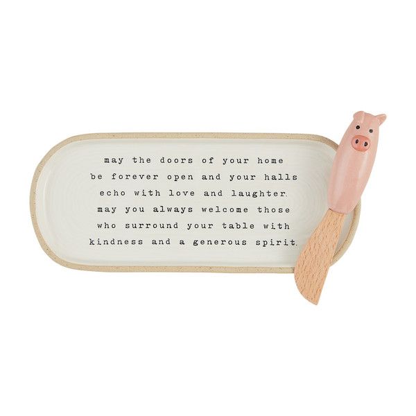 Everything Plate Set, Pig