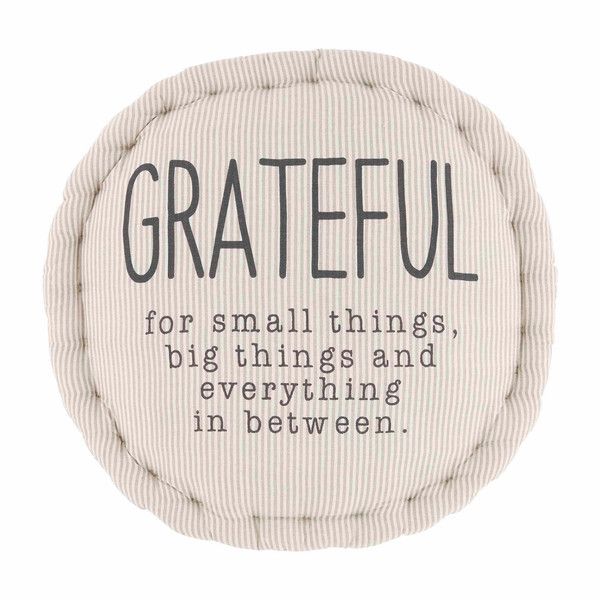 Grateful Round Pillow