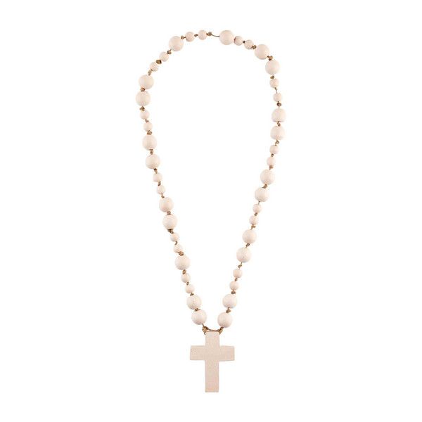 Light Pink Decorative Beaded Cross