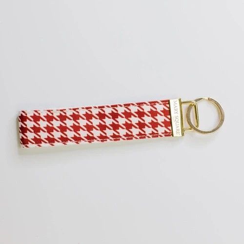 Gameday Key Fob, Hail Mary Houndstooth