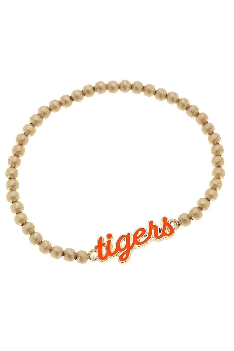 Auburn Tigers Enamel Script Stretch Bracelet