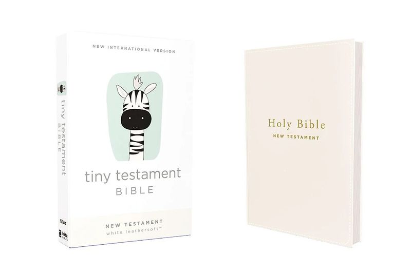 Tiny Testament Bible NIV White