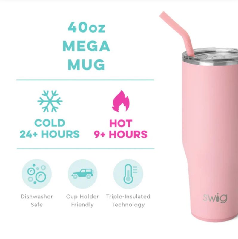 40oz Mega Mug, Blush