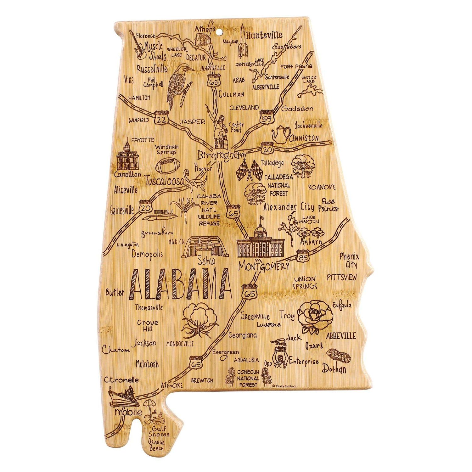 Cutting Board, Destination Alabama