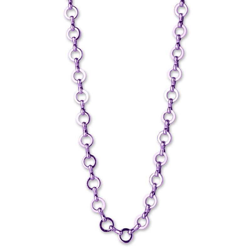 Necklace, Purple Chain