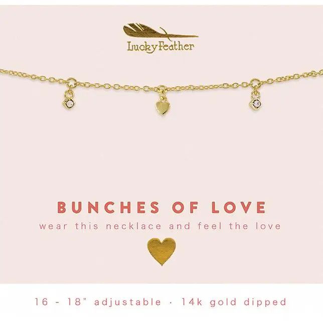 Bunches of Love Necklace, Gold