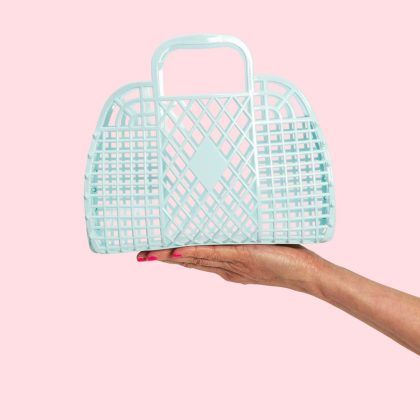 Small Retro Basket Handbag