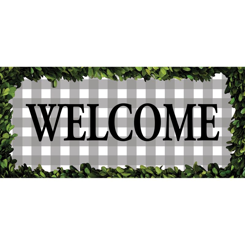 Boxwood Framed Plaid Switch Mat