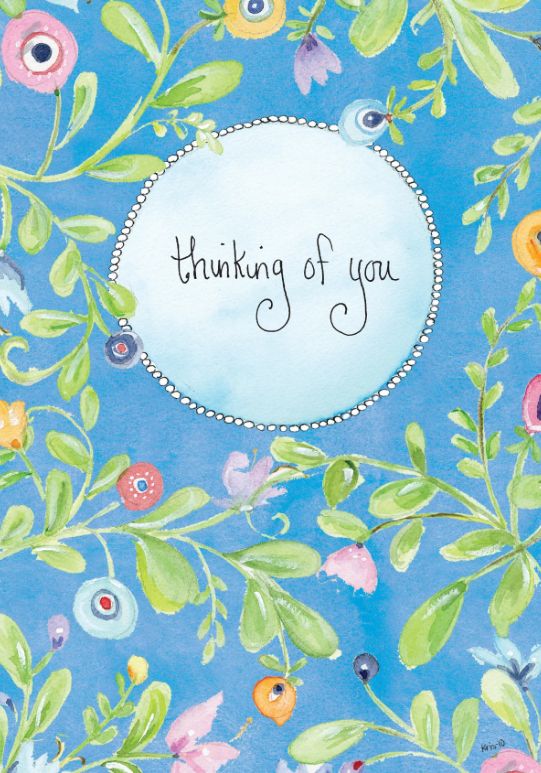 Card, Thoughtful Floral S416