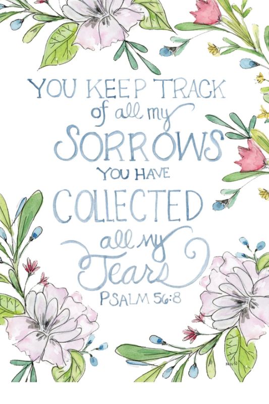 Card, Psalm 56:8 S495