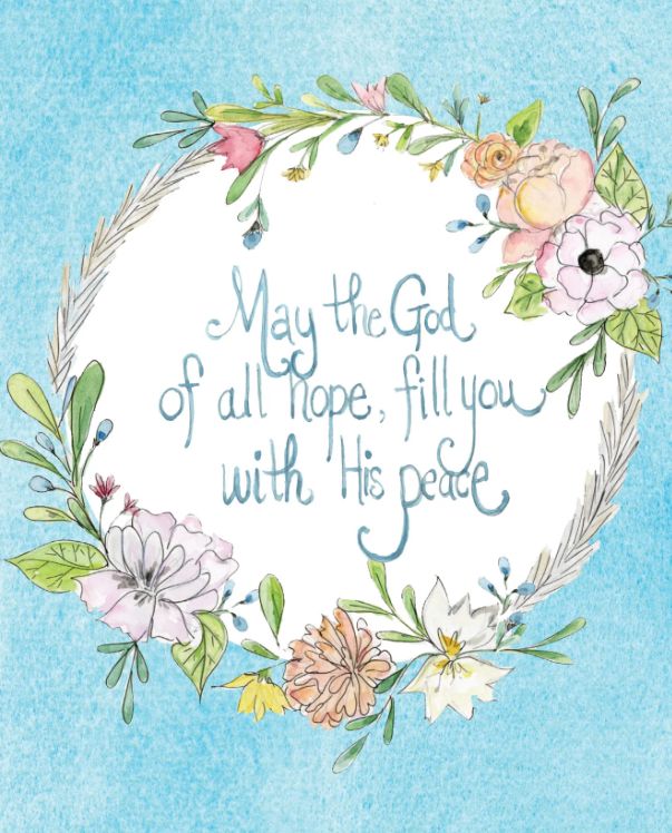 Card, The God of All Hope WS494