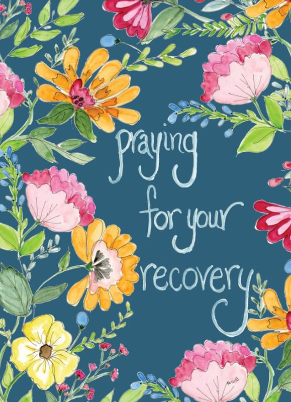 Card, Praying for Your Recovery WR511