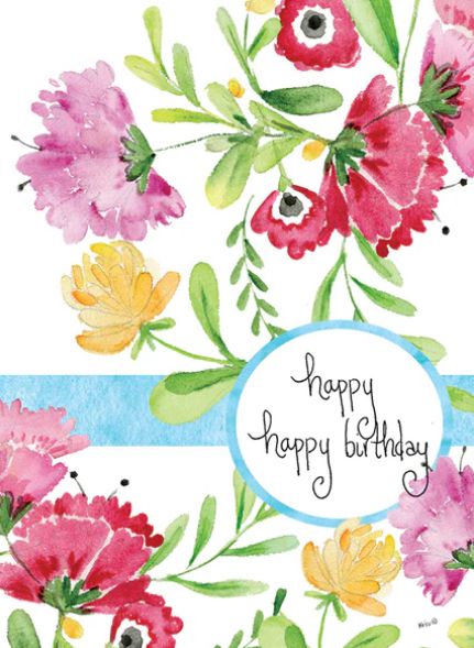 Card, Happy Happy Birthday BC403