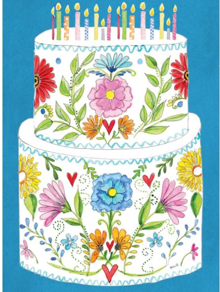 Card, Fiesta Cake WBC500