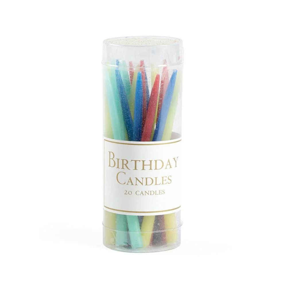 20pk Birthday Candles, Brights