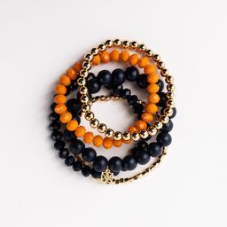 Bracelet Mandy, Navy &amp; Orange