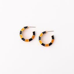 Earrings Ashlynn, Navy &amp; Orange S
