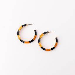 Earrings Ashlynn, Navy &amp; Orange M