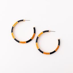 Earrings Ashlynn, Navy &amp; Orange L