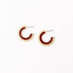 Earrings Hadley, Crimson S