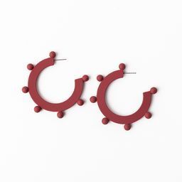 Earrings Astrid, Crimson L