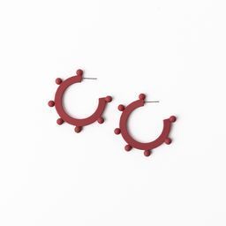 Earrings Astrid, Crimson M
