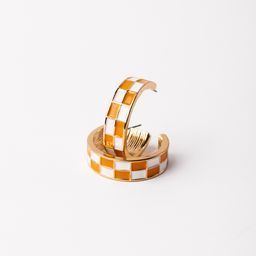 Earrings Sunny, Orange &amp; White S