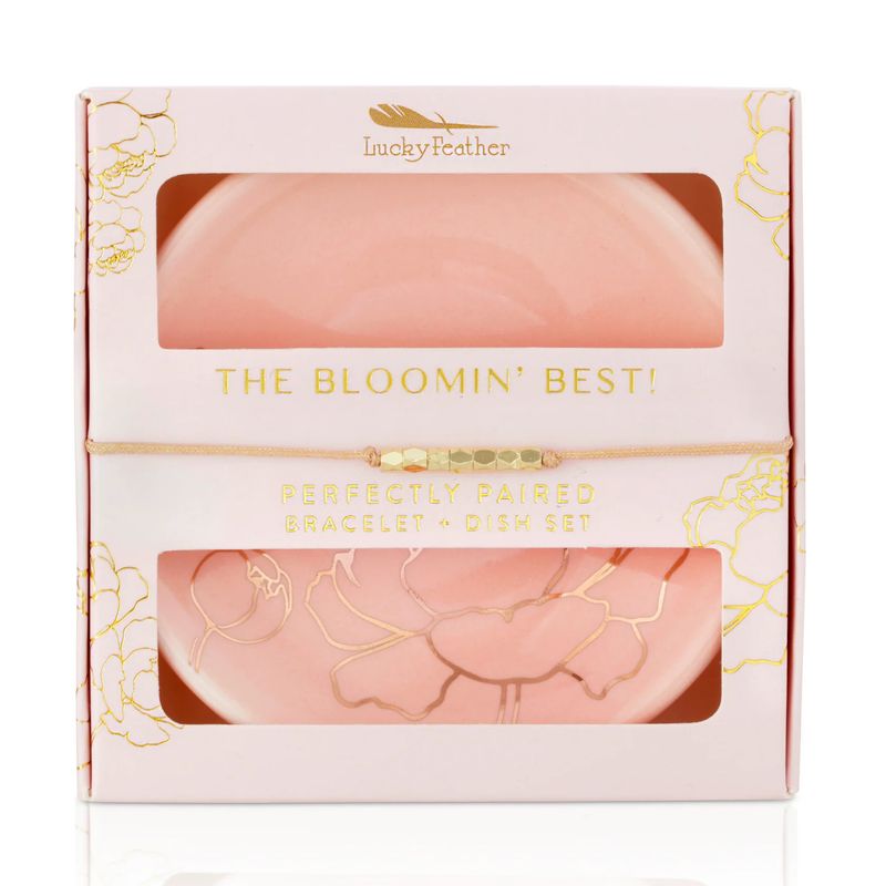 Bracelet &amp; Dish Set, The Bloomin’ Best