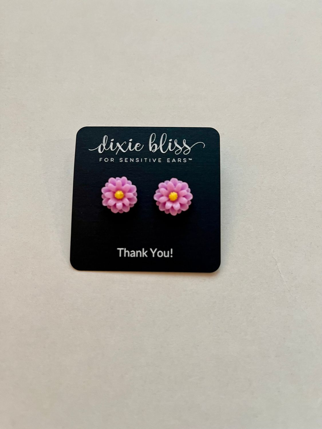 Large Lavender Wildflower Studs