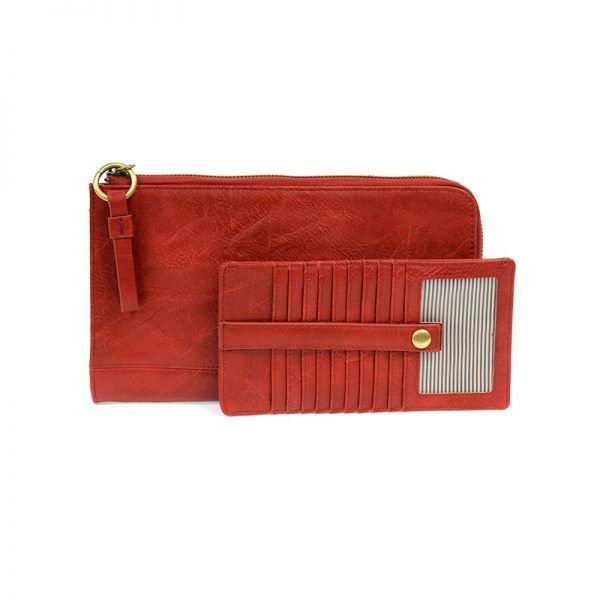 Karina Convertible Wristlet &amp; Wallet Red