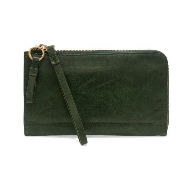 Karina Convertible Wristlet &amp; Wallet Emerald Green